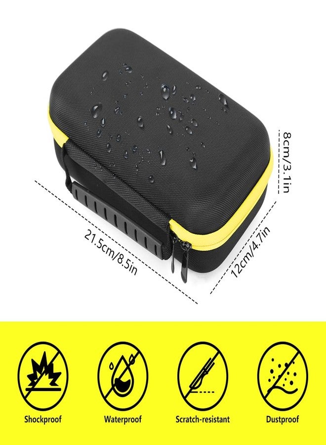 Serplex حقيبة Serplex® الصلبة لجهاز القياس الرقمي المتعدد Fluke 101/F115C/F15B+/179C، حقيبة تخزين وحمل واقية مع جيب شبكي للملحقات وإطار إسفنجي، حقيبة تخزين صلبة مقاومة للماء من مادة EVA، 21.5 × 8 × 12 سم - Image 3
